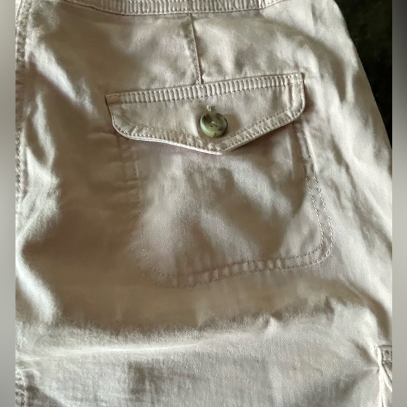 🩷LL Bean “Favorite Fit” size 12 chino skirt with stretch in blush pink. NICE!! - Picture 5 of 7